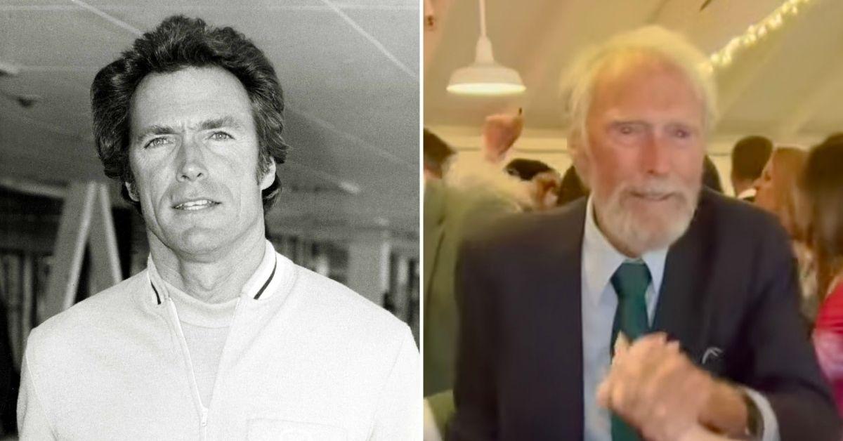 The 94-year-old appeared to turn heads with his new look in a candid video posted online at his daughter Morgan’s recent wedding.